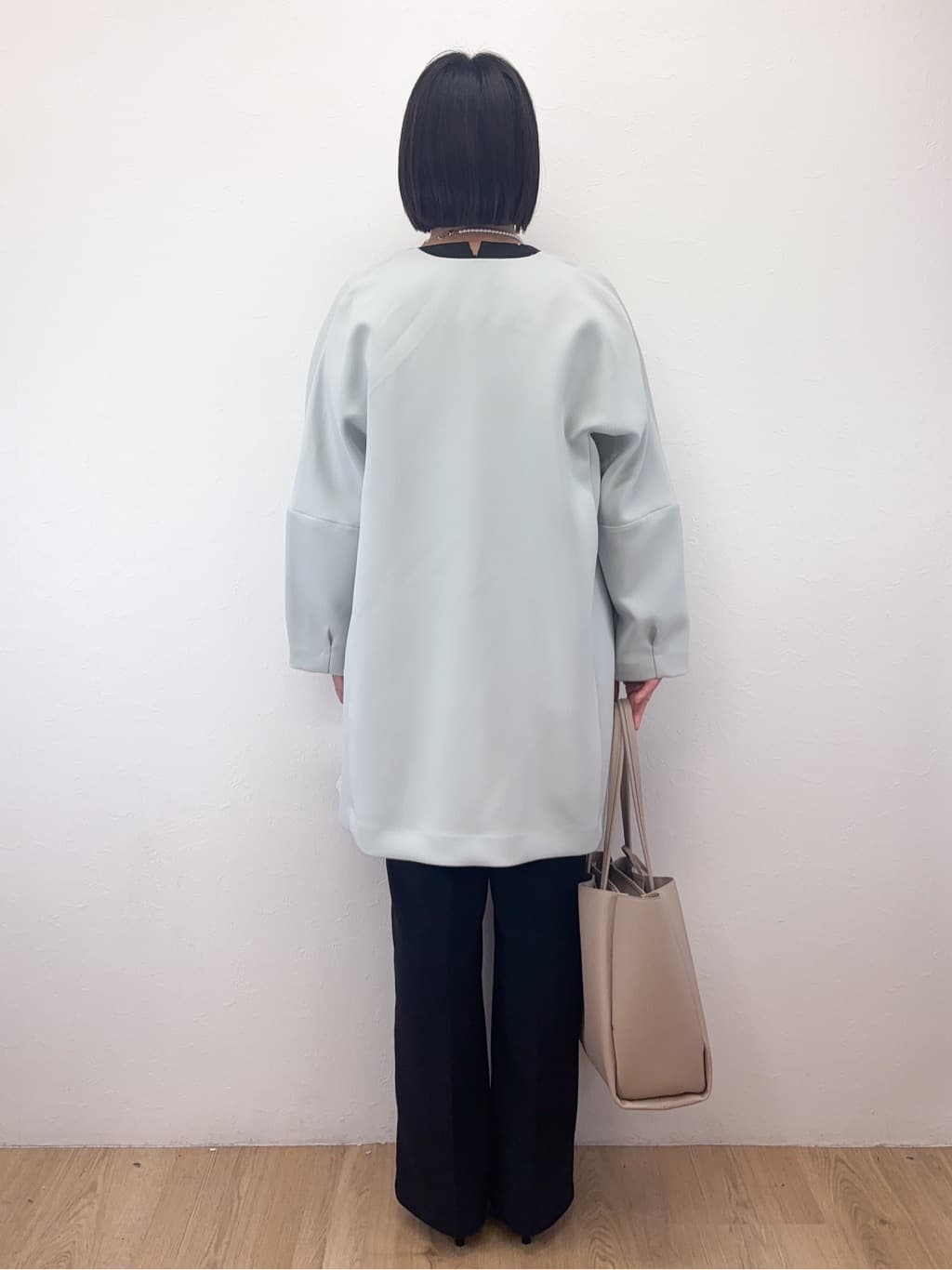 Takeさんの「OPAQUE.CLIP｜フォルムスリーブミドルコート【洗濯機OK】」を使ったコーディネート