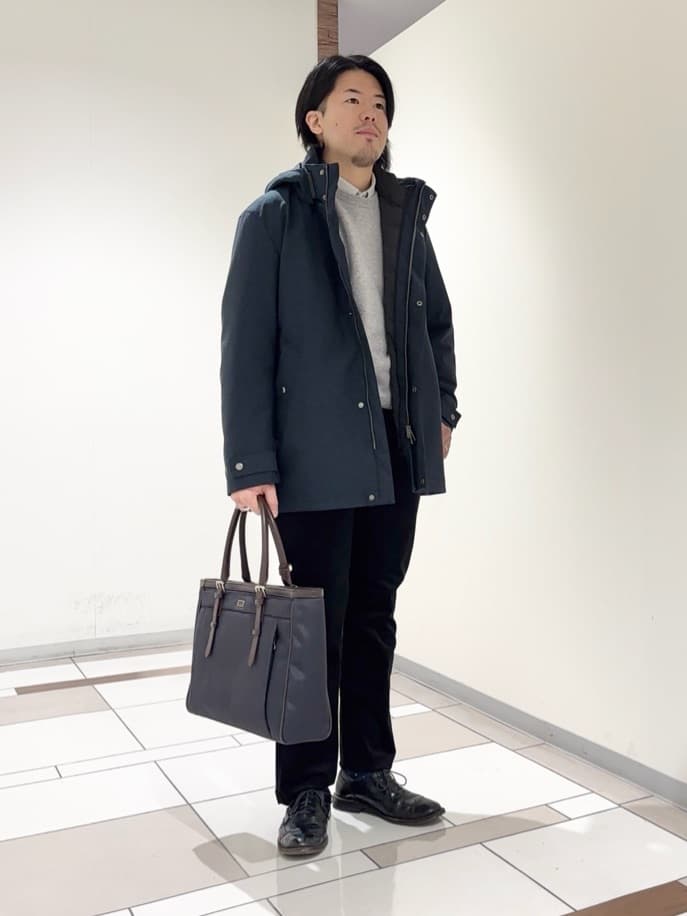 及川さんの「TAKEO KIKUCHI｜【3WAY】ドビー ダウンライナー付ブルゾン」を使ったコーディネート