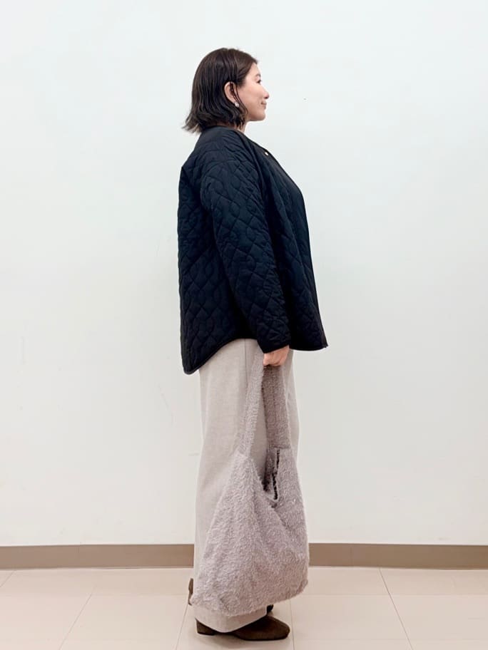 haruさんの「SHOO･LA･RUE｜【洗濯機可/S-LL】もちもちタッチ スウェットライクロゴニット」を使ったコーディネート