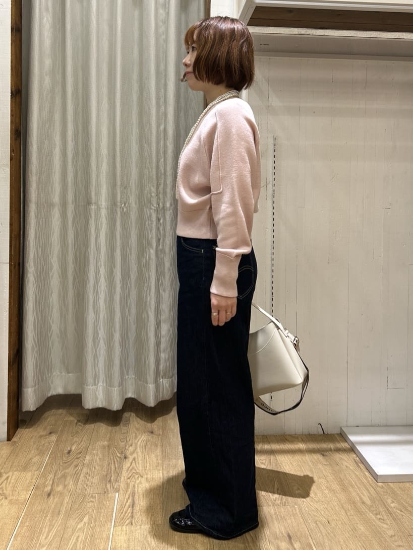 ga_riさんの「THE SHOP TK｜【着丈が選べる】スウェットライクラメジャカードニット」を使ったコーディネート