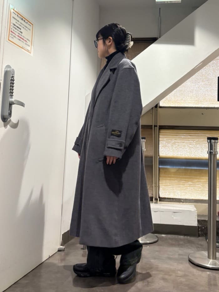 madokaさんの「tk.TAKEO KIKUCHI｜ダブルオーバーチェスターコート」を使ったコーディネート
