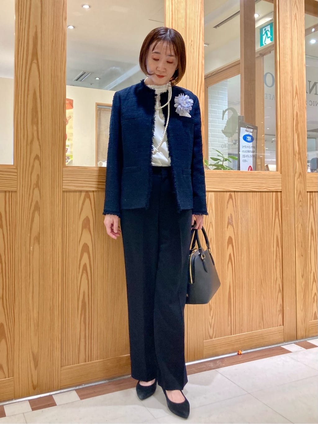 ゆうさんの「UNTITLED｜【仕事着/スーツ】ファンシーツイード ジャケット」を使ったコーディネート