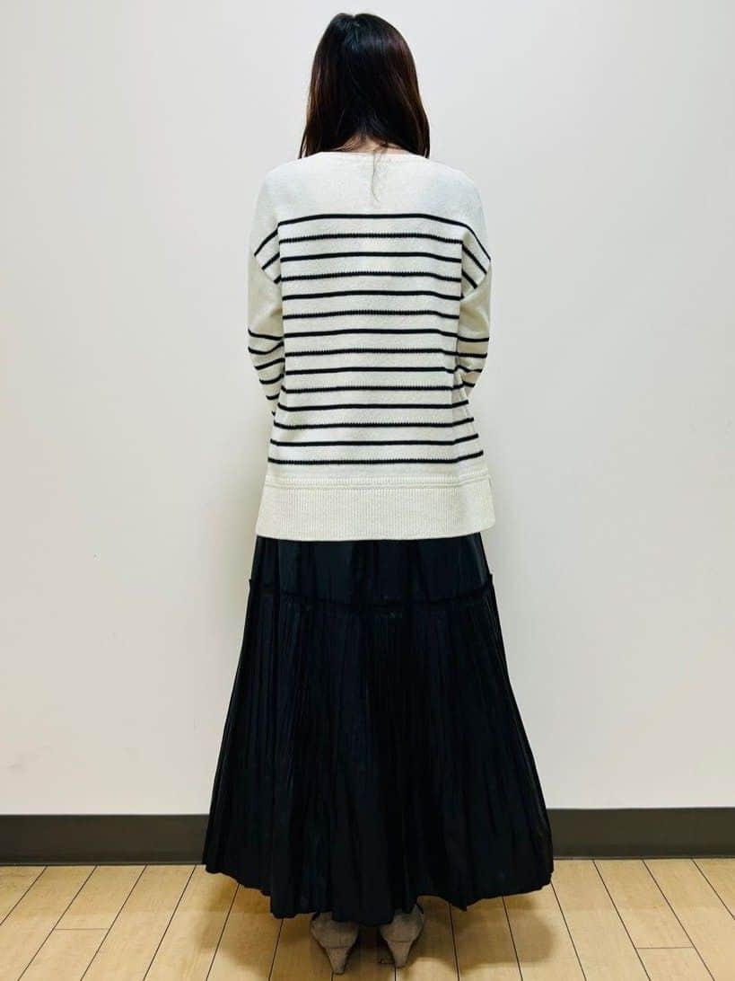 miiiさんの「Reflect｜【腰周りすっきり◎】プリーツギャザースカート」を使ったコーディネート