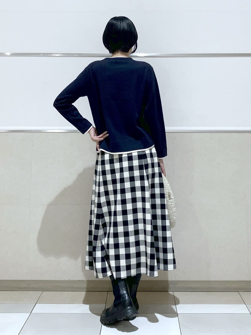 eriko さんの「Dessin｜【撥水・2WAY】ミュラーダウンコートミドル丈」を使ったコーディネート