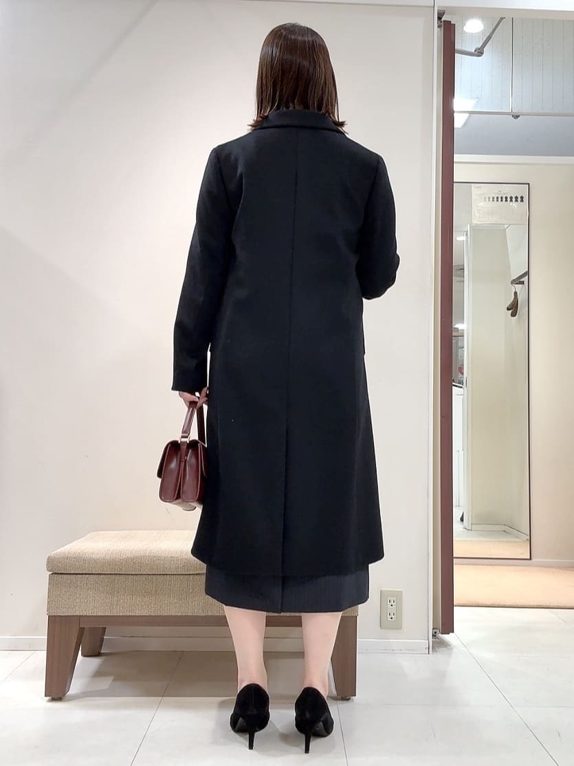 YUIさんの「UNTITLED｜【スタイリッシュ／オンオフ兼用】ウールチェスターコート」を使ったコーディネート