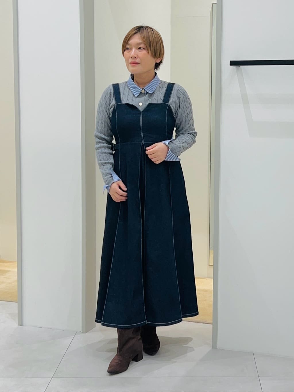 タナさんの「THE SHOP TK｜ダウンジャケット」を使ったコーディネート