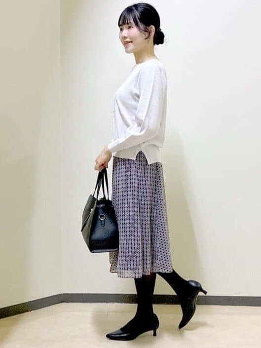  beni_gingerさんの「Reflect｜【選べる6色／長く着られる◎】ボートネックニット」を使ったコーディネート