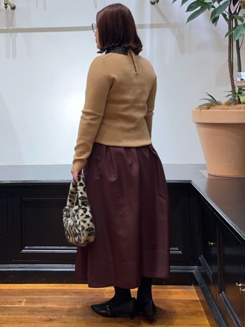 Asamiさんの「DRESSTERIOR｜コンパクトフェイクファーバッグ」を使ったコーディネート
