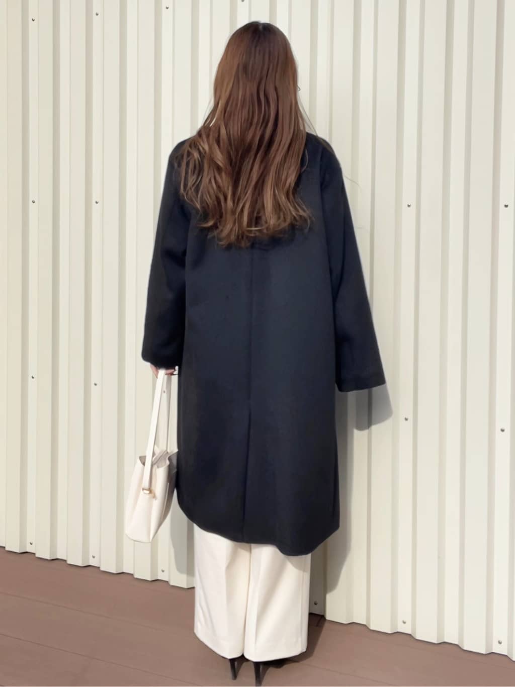 Ramuさんの「OPAQUE.CLIP｜サイド編地切替ニットトップス／セットアップ対応【洗濯機OK】」を使ったコーディネート