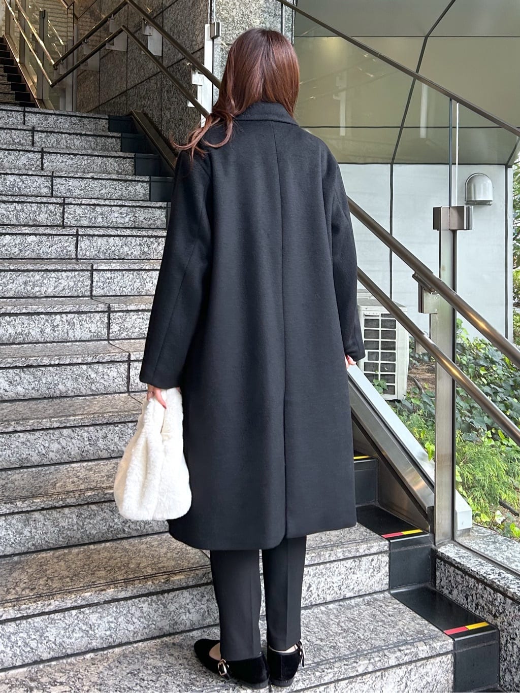 Risaさんの「OPAQUE.CLIP｜カシミヤブレンドウールチェスターコート」を使ったコーディネート