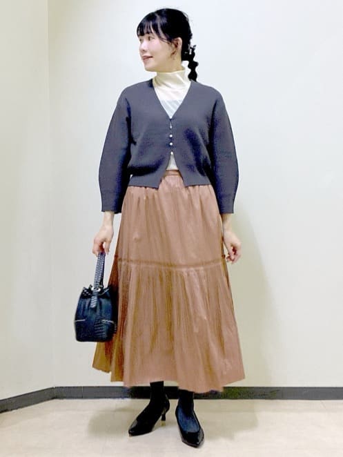  beni_gingerさんの「Reflect｜【レイヤードスタイルのインナーに◎】タートル&times;ラグランスリーブプルオーバー」を使ったコーディネート