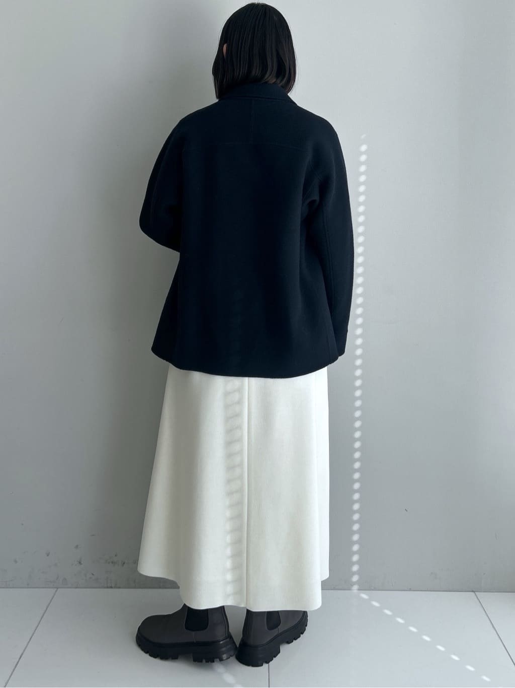 Hirokaさんの「Dessin｜【洗える】ウール混リバーメルトンコート」を使ったコーディネート