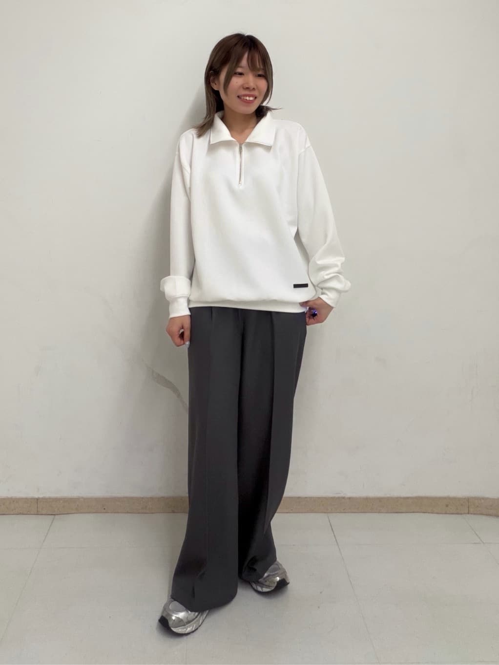 nori さんの「tk.TAKEO KIKUCHI｜ハーフジップスウェット」を使ったコーディネート