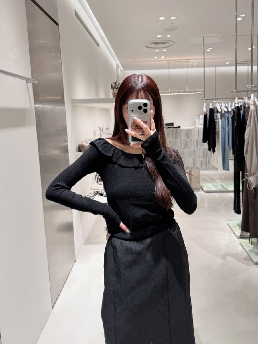 kanamiさんの「CODE A｜pencil sheer skirt」を使ったコーディネート