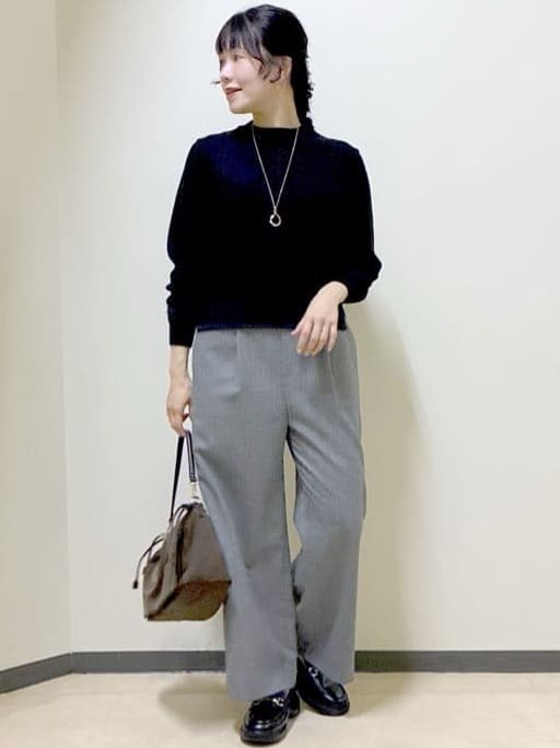 beni_gingerさんの「Reflect｜【ほんのりラメ感◎】ケーブル柄ニット」を使ったコーディネート