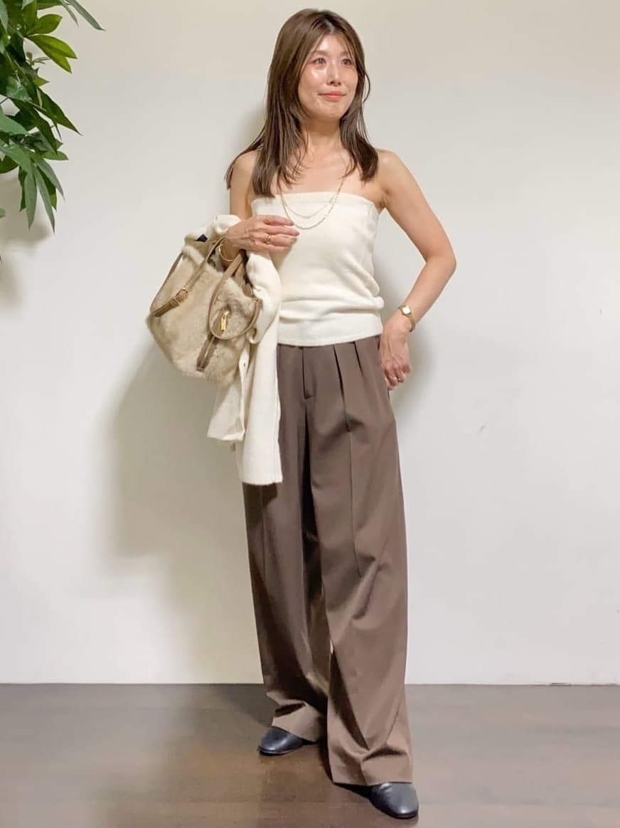 tomoさんの「UNTITLED｜【ロング丈/軽やか】テーラード　リバーコート」を使ったコーディネート