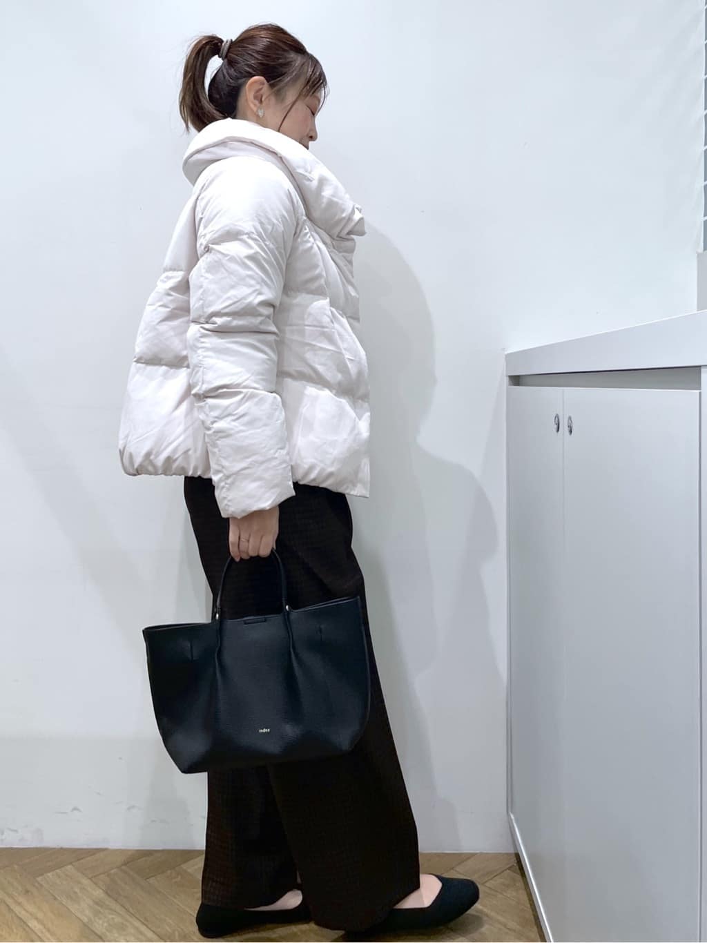 Junさんの「index｜KAWADAダウンショートコート【撥水／洗濯機OK／静電気防止裏地】《XS～LL》」を使ったコーディネート