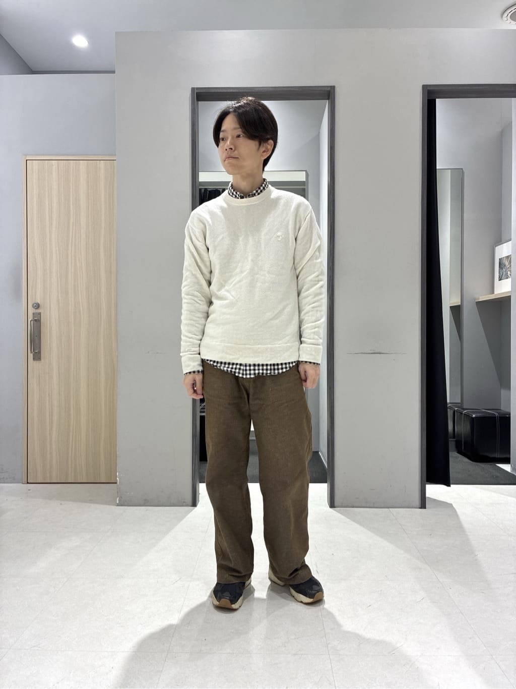 わいずみさんの「TAKEO KIKUCHI｜カラーコンビ ダウンブルゾン」を使ったコーディネート