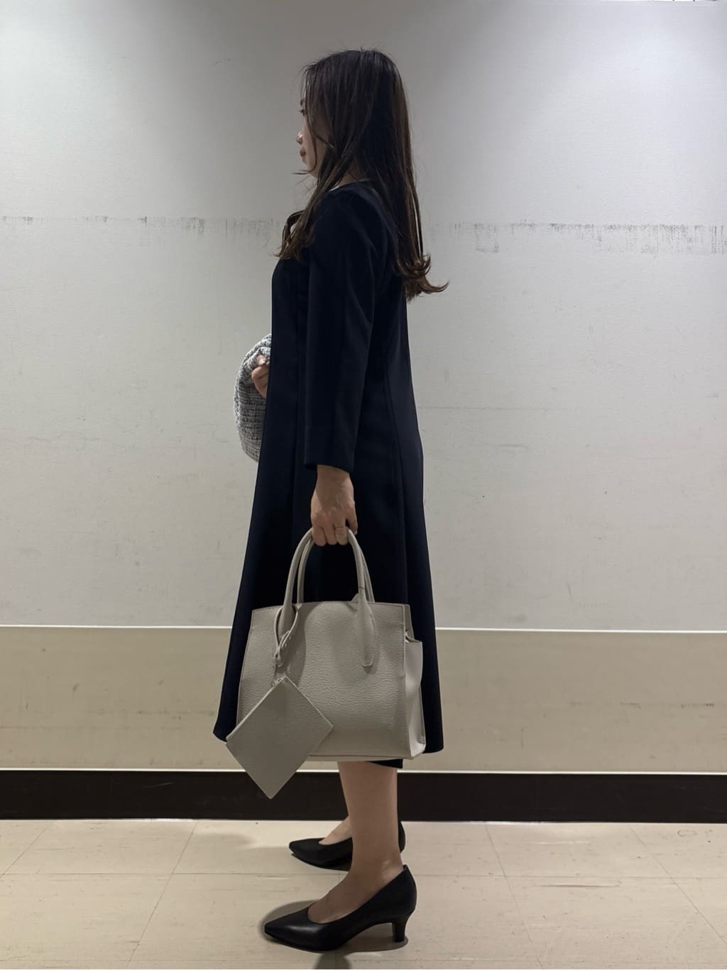 kahoさんの「INDIVI｜【洗える／UVケア】ジョーゼットフレアワンピース」を使ったコーディネート