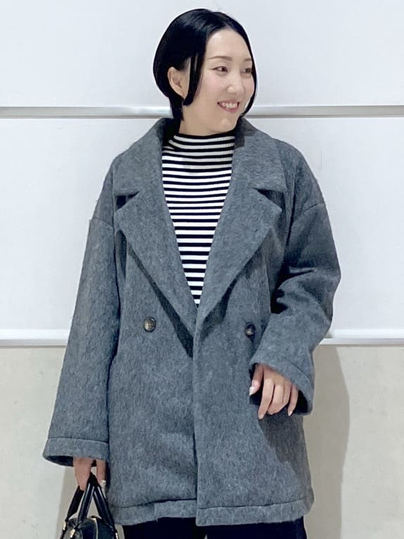 eriko さんの「Dessin｜シャギーコート」を使ったコーディネート