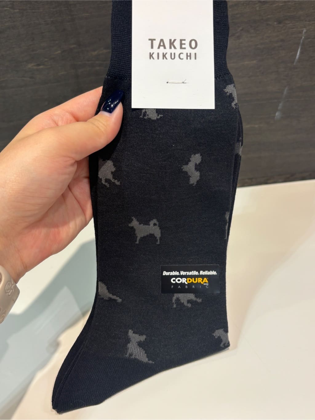 ヒナさんの「TAKEO KIKUCHI｜【グレンクライド別注】コーデュラ（R）ドレスソックス」を使ったコーディネート