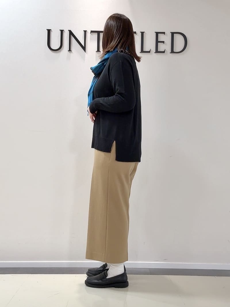 YUIさんの「UNTITLED｜【エレガント／ミディアウター】ミックスヘリンボンコート」を使ったコーディネート