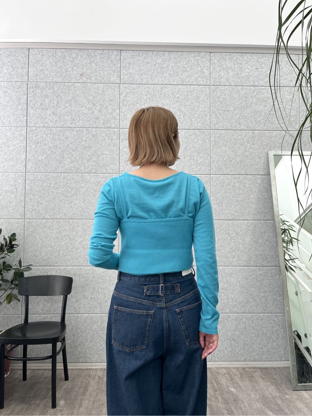 Harukaさんの「INDIVI｜ビスチェレイヤードニット」を使ったコーディネート