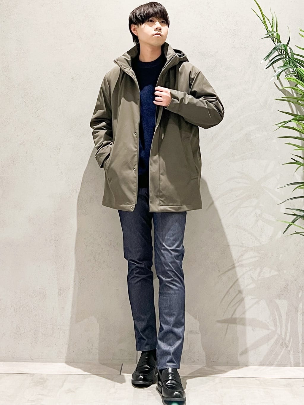 SHI-MAさんの「THE SHOP TK｜【3WAY】中綿ライナー付き カルゼコート　洗濯機OK/ON・OFF対応」を使ったコーディネート