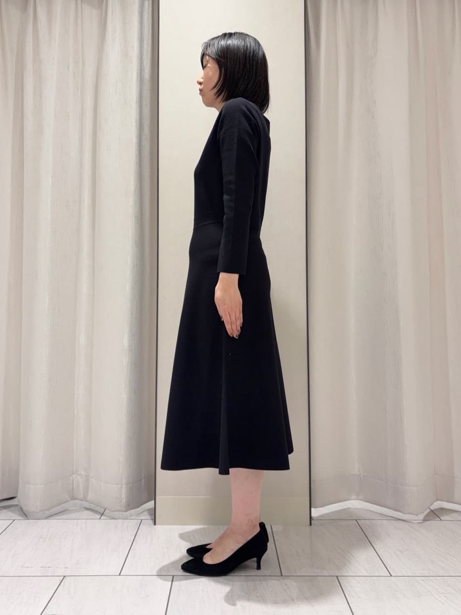 わたなべさんの「UNTITLED｜【洗える/ストレッチ性/フォーマル】ニットワンピース」を使ったコーディネート