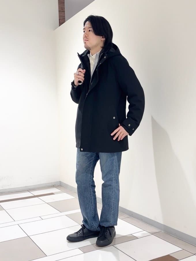 及川さんの「TAKEO KIKUCHI｜【3WAY】ドビー ダウンライナー付ブルゾン」を使ったコーディネート