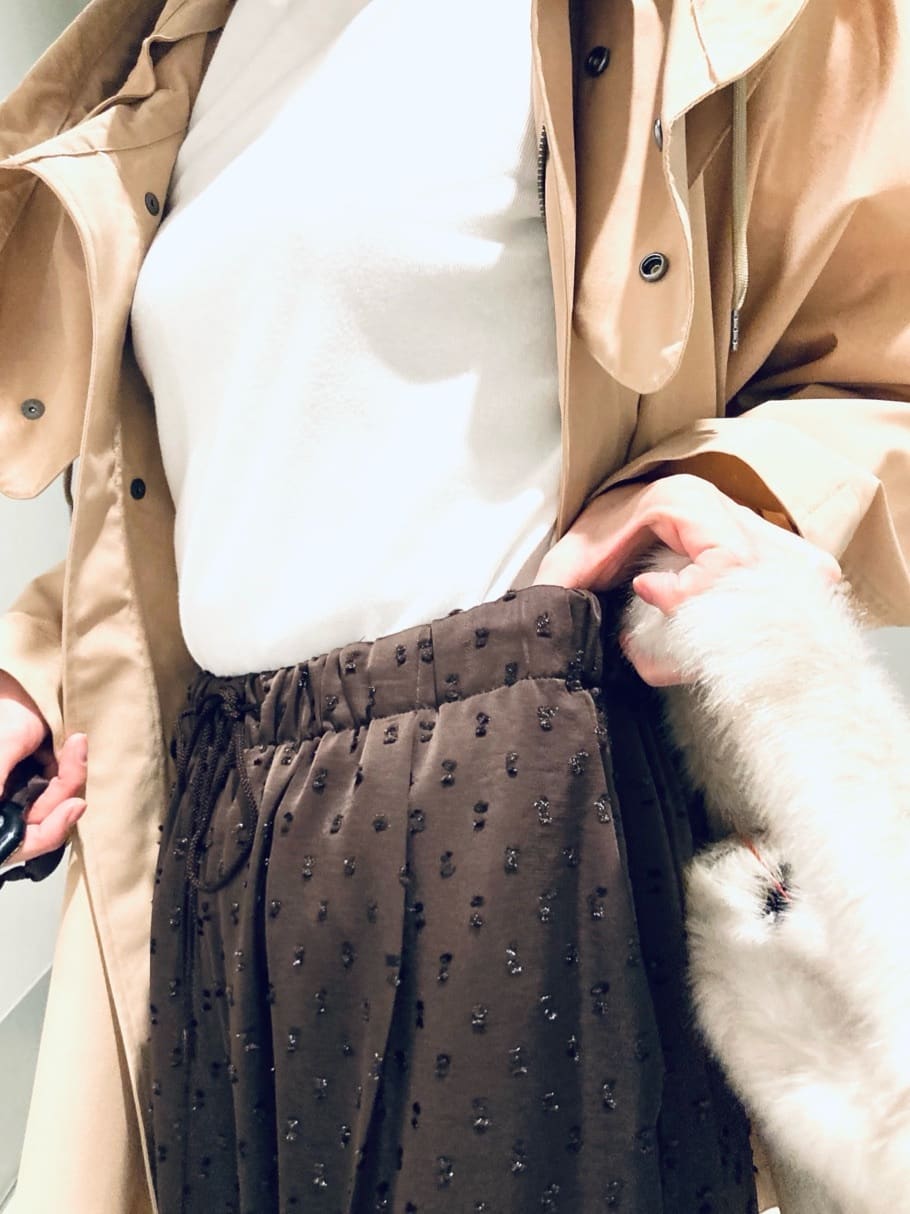 Furuさんの「DRESSTERIOR｜◆コンパクトフェイクファーバッグ」を使ったコーディネート