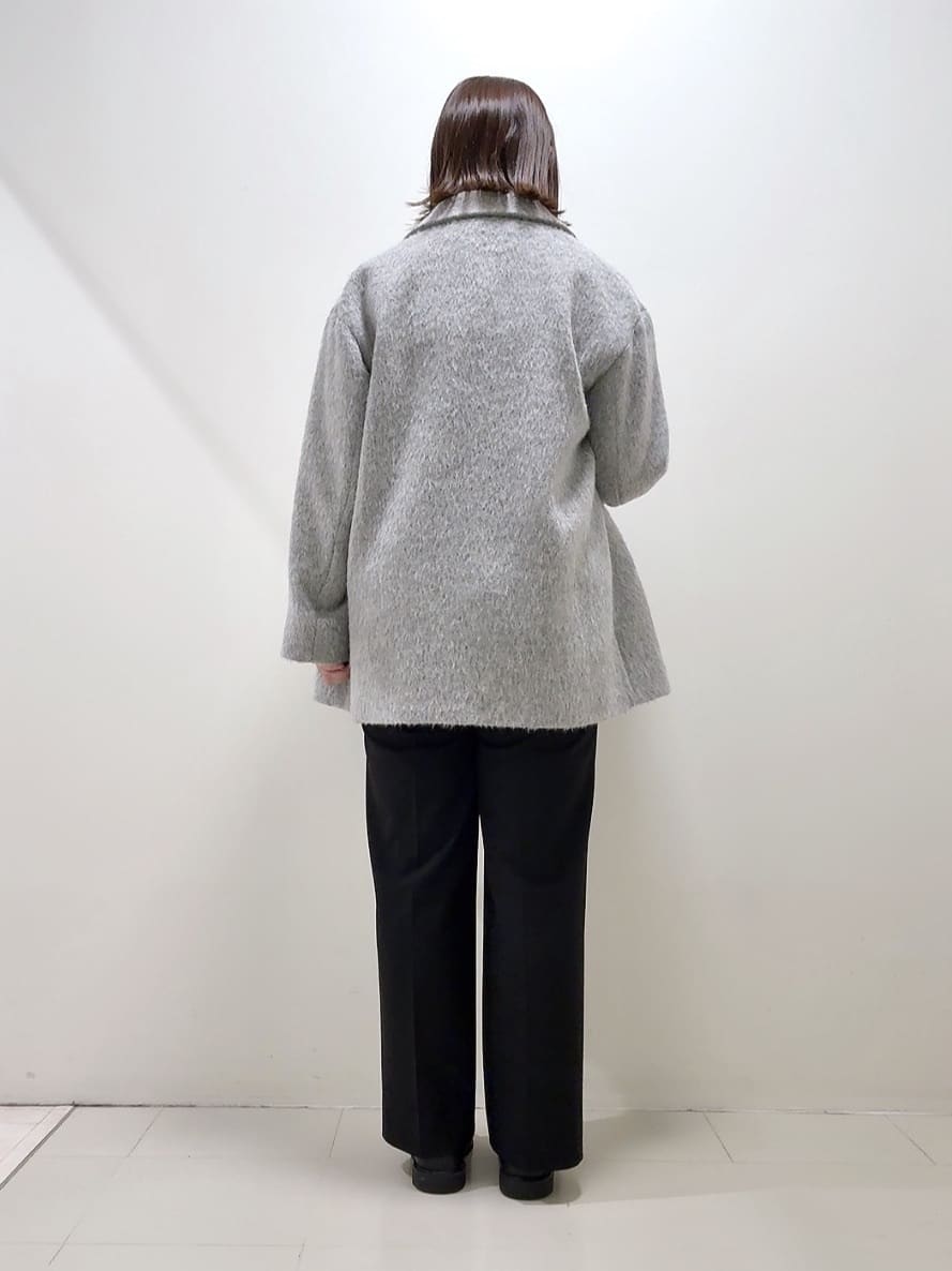 YUIさんの「UNTITLED｜【エレガントジャケット/アウター】イタリアンシャギーPコート」を使ったコーディネート