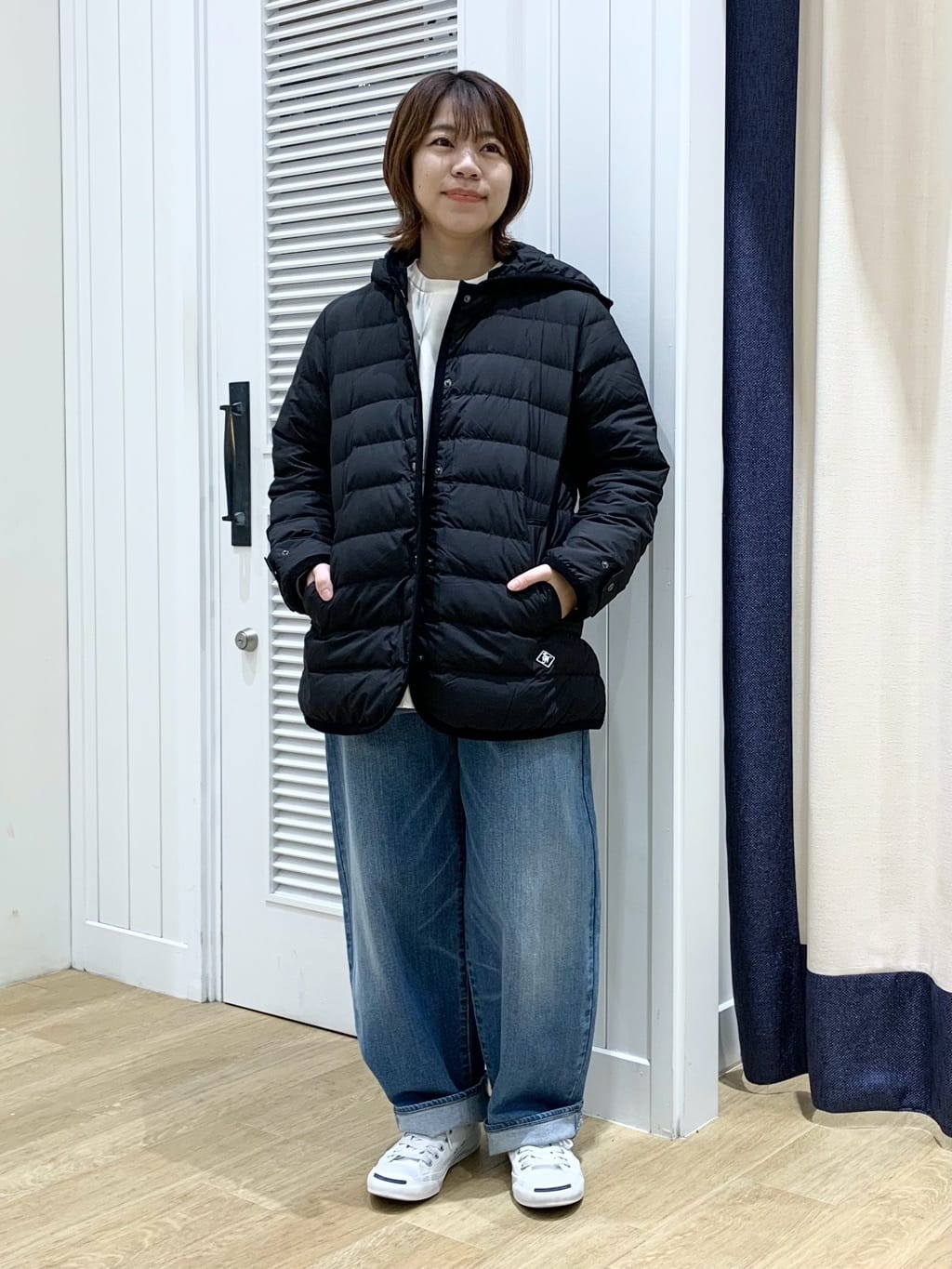 IMARIさんの「Dessin｜【撥水・2WAY】ミュラーダウンコートミドル丈」を使ったコーディネート