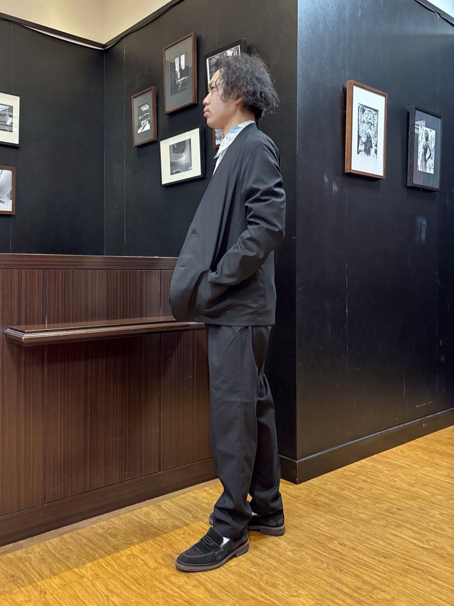 KEIさんの「TAKEO KIKUCHI｜【ON／OFF兼用】CARREMANファブリック ノーカラージャケット」を使ったコーディネート