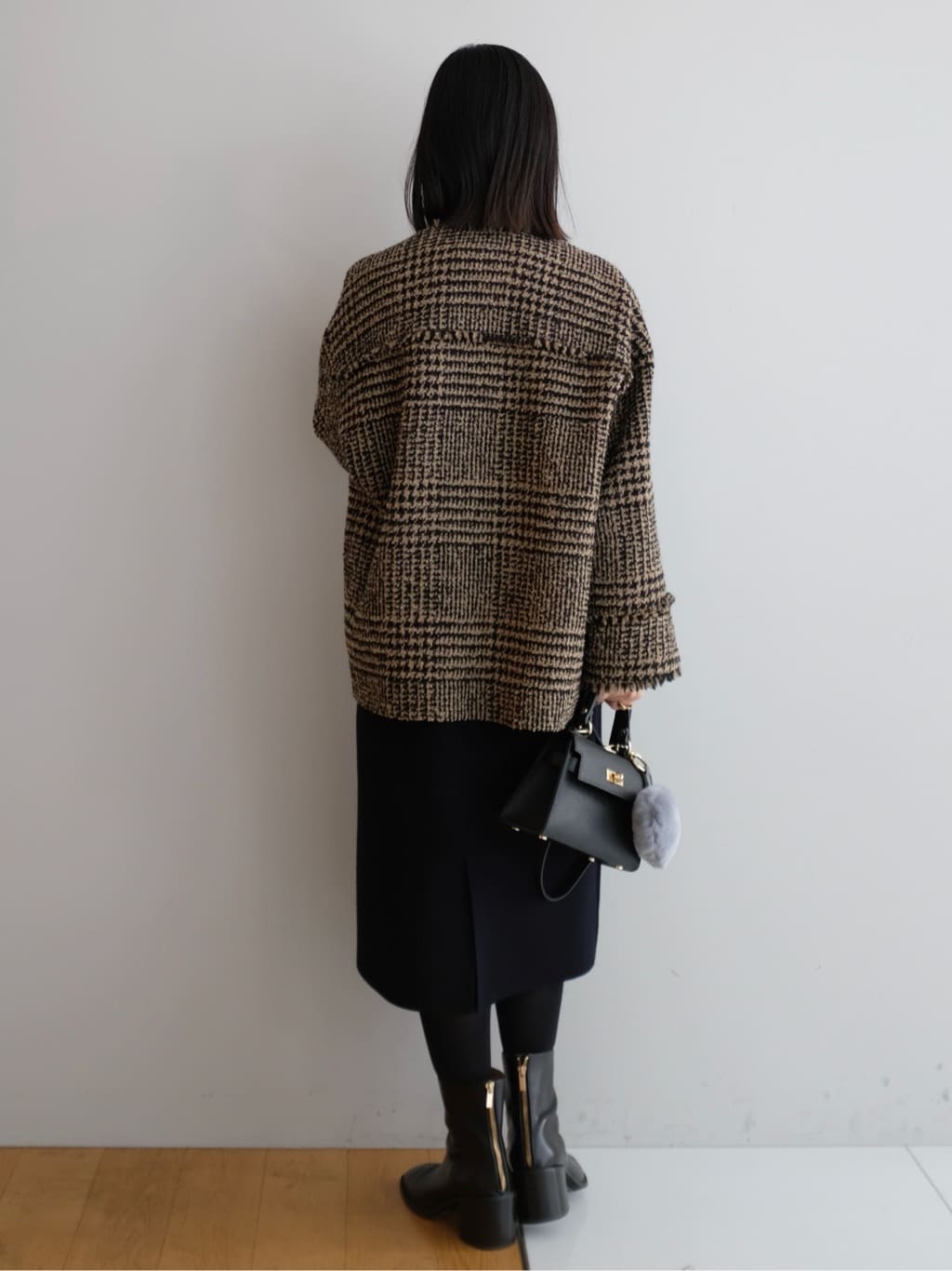 Kishimotoさんの「DRESSTERIOR｜◆ショートブーツ」を使ったコーディネート