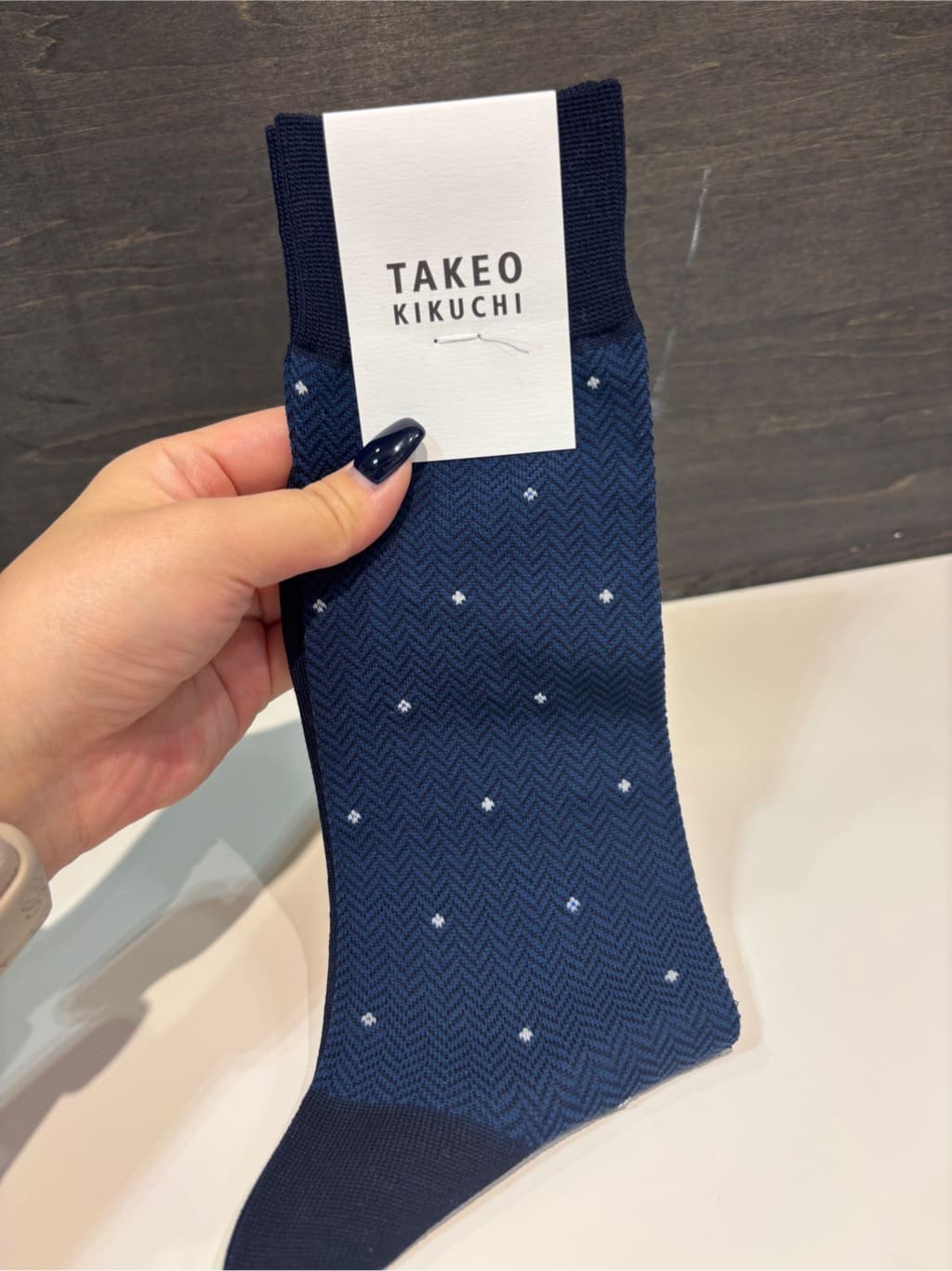 ヒナさんの「TAKEO KIKUCHI｜へリンボン小花ドレスソックス」を使ったコーディネート