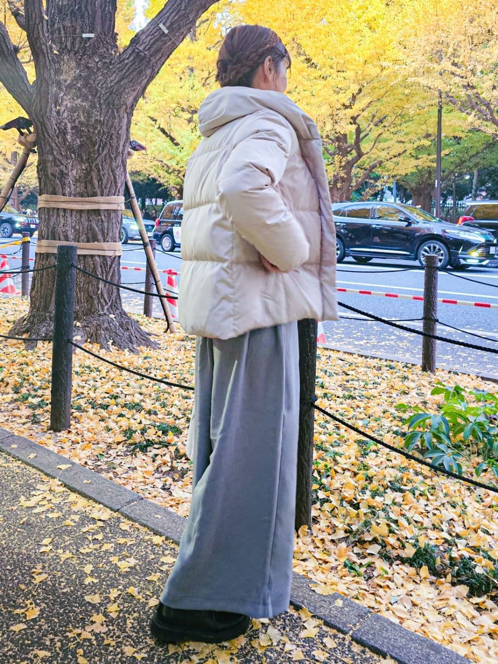 ゆゆさんの「SHOO･LA･RUE｜【撥水/洗える】ショートフーディーダウン」を使ったコーディネート