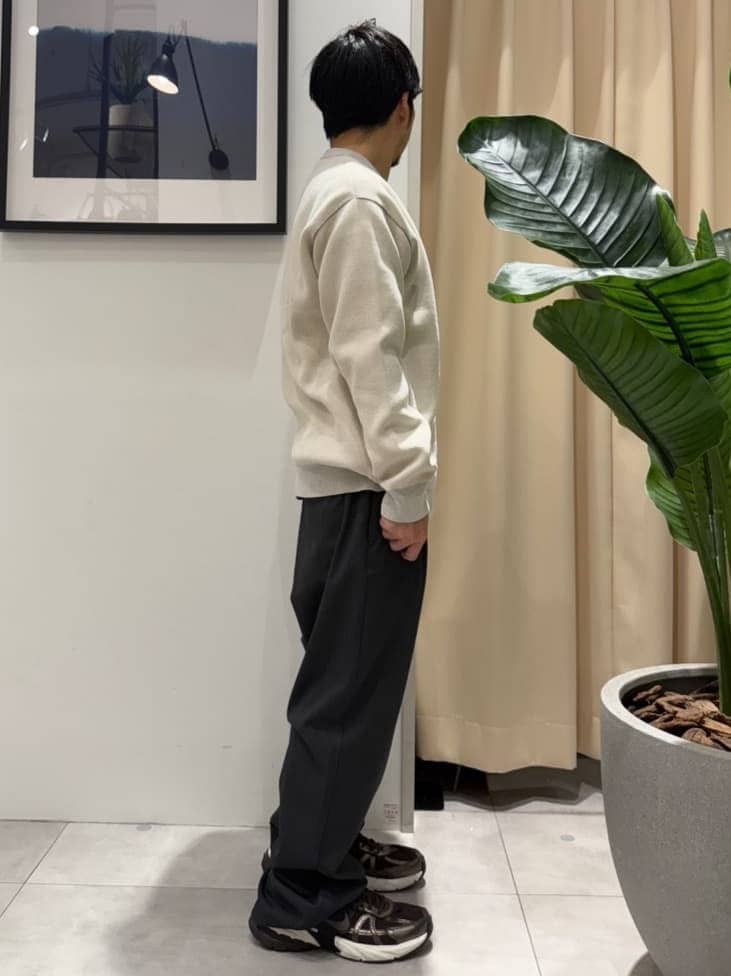 はさんの「THE SHOP TK｜【包み込まれるような柔らかさ】配色モールニット 洗濯機OK」を使ったコーディネート