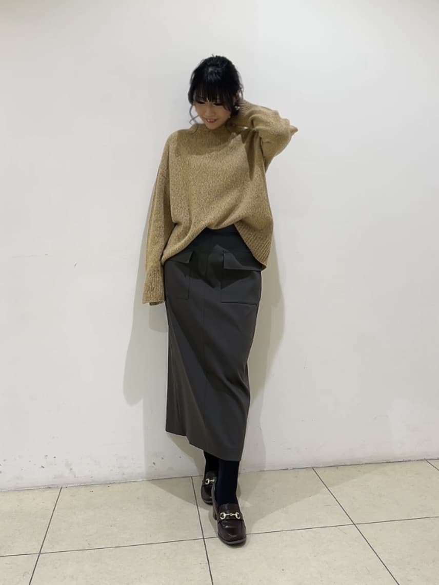 watanabeさんの「UNTITLED｜【ゆったり】三つ杢カラーニット」を使ったコーディネート