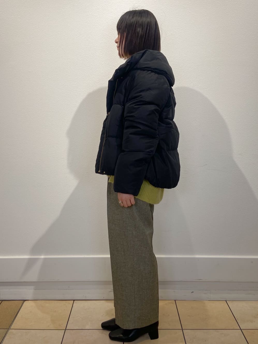 kimiさんの「index｜KAWADAダウンショートコート【撥水／洗濯機OK／静電気防止裏地】《XS～LL》」を使ったコーディネート