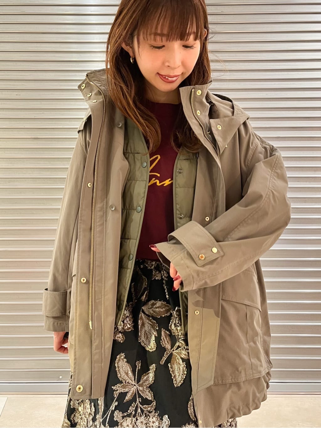 じゅんさんの「DRESSTERIOR｜アニージャカードニット」を使ったコーディネート