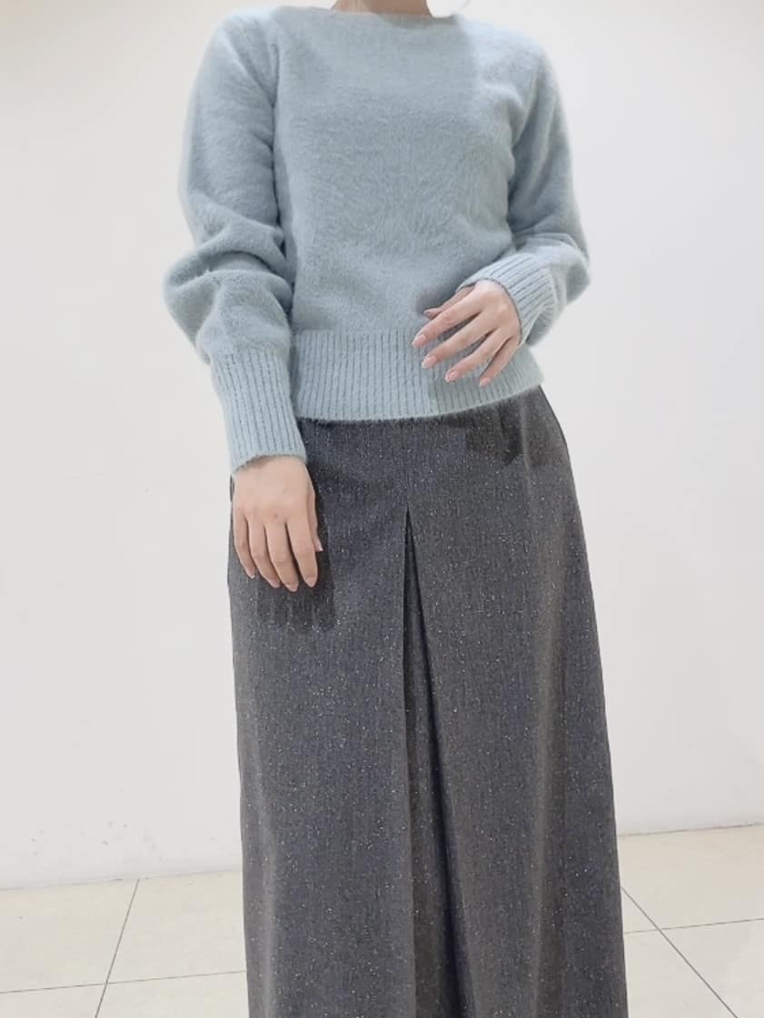 watanabeさんの「UNTITLED｜【ふわふわニット/前後2WAY】フォックスカシミヤカーディガン」を使ったコーディネート