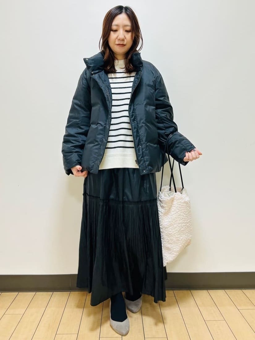 miiiさんの「Reflect｜【すっきりシルエット】ショート丈ダウンコート」を使ったコーディネート