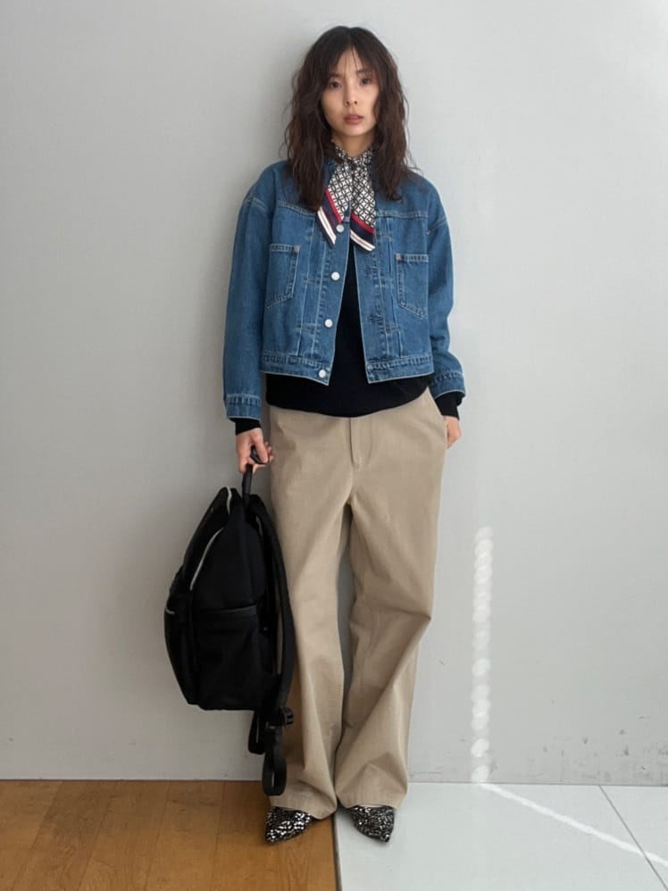 misaさんの「DRESSTERIOR｜【洗える/7色展開】ウォッシャブルコットンカシミヤニット」を使ったコーディネート