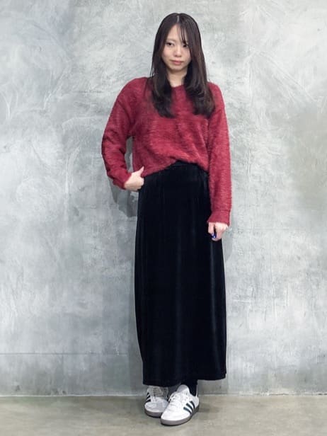 misaさんの「THE SHOP TK｜纏うだけで大人上品 シャギーチェスターハーフコート」を使ったコーディネート