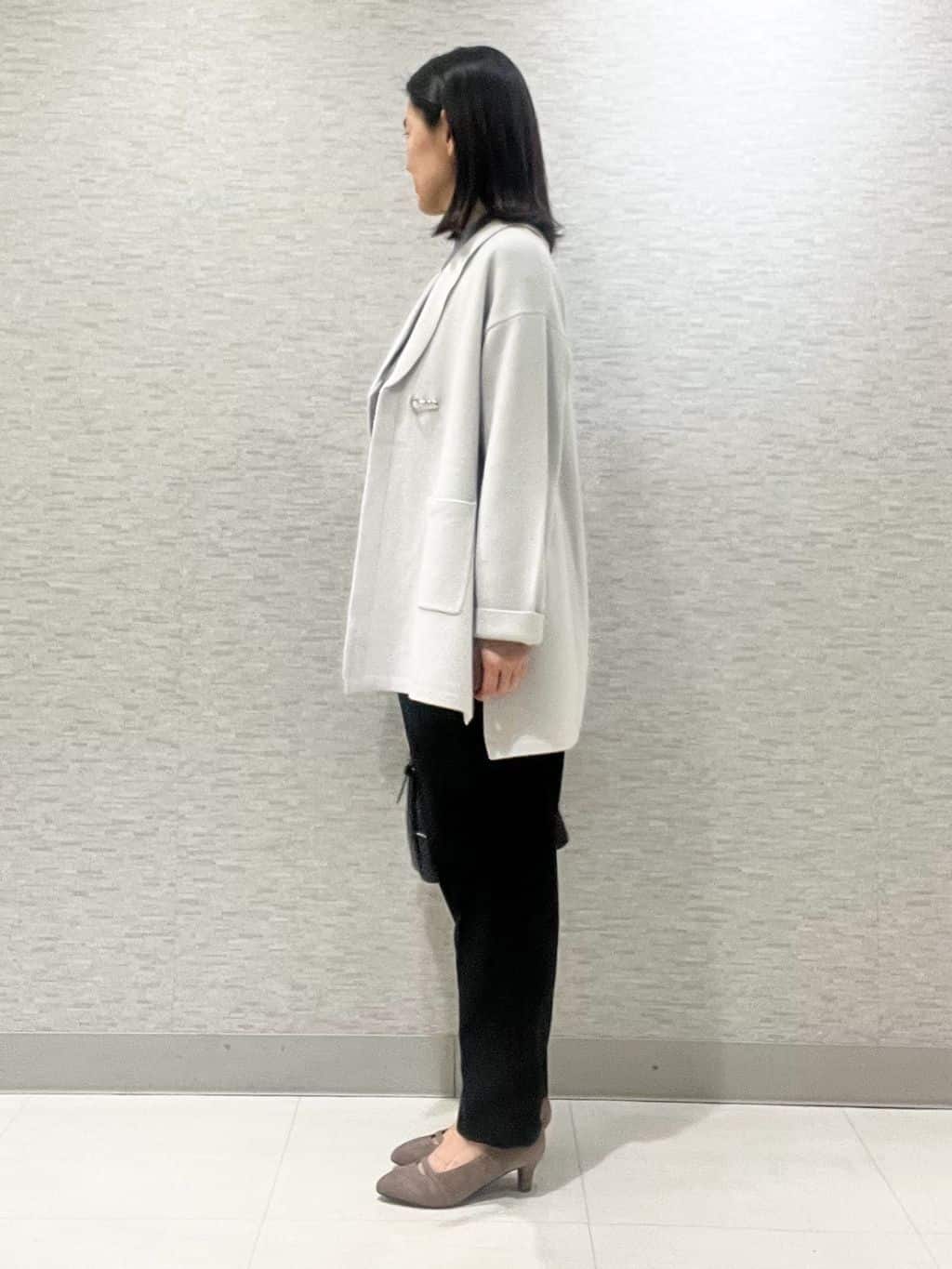 marikoさんの「Reflect｜【ライトアウター／気軽な羽織に◎】オフボディカーディガン」を使ったコーディネート