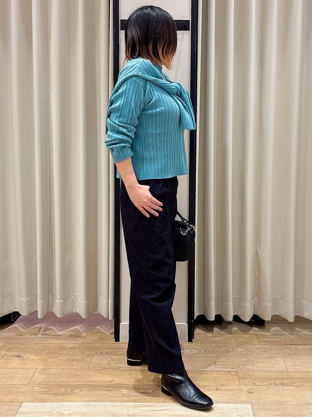 amamaさんの「grove｜【選べる着丈/多機能】裏起毛ハイパーストレッチワイドパンツ」を使ったコーディネート