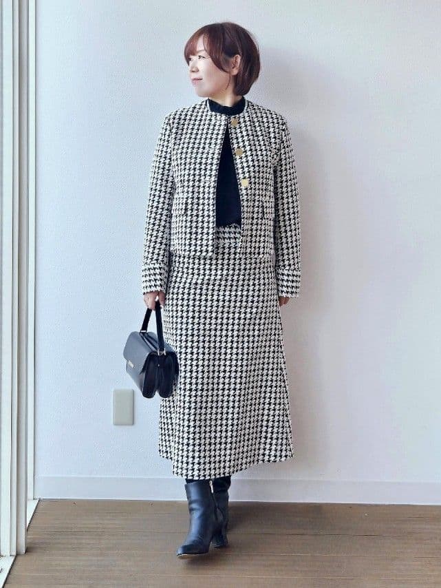 やじまさんの「UNTITLED｜【セットアップ可能】クラシックチドリ ジャケット」を使ったコーディネート