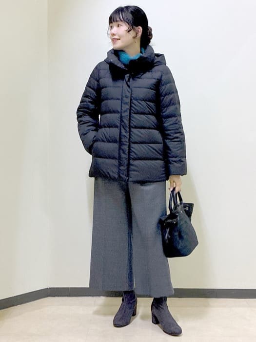  beni_gingerさんの「Reflect｜【SS-4Lサイズ】フーデッドミドルダウンコート」を使ったコーディネート