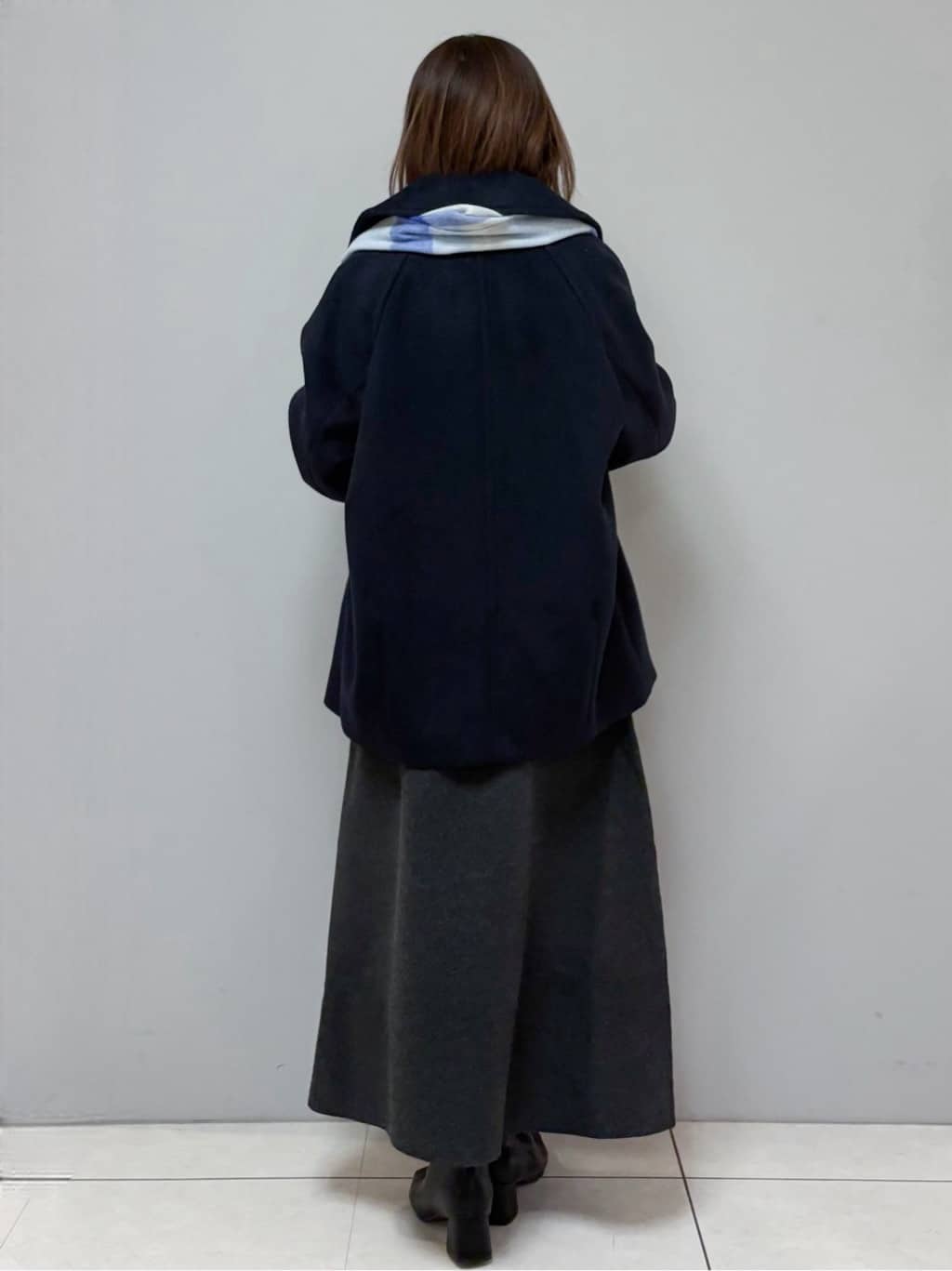 yさんの「OPAQUE.CLIP｜サイド編地切替ニットトップス／セットアップ対応【洗濯機OK】」を使ったコーディネート